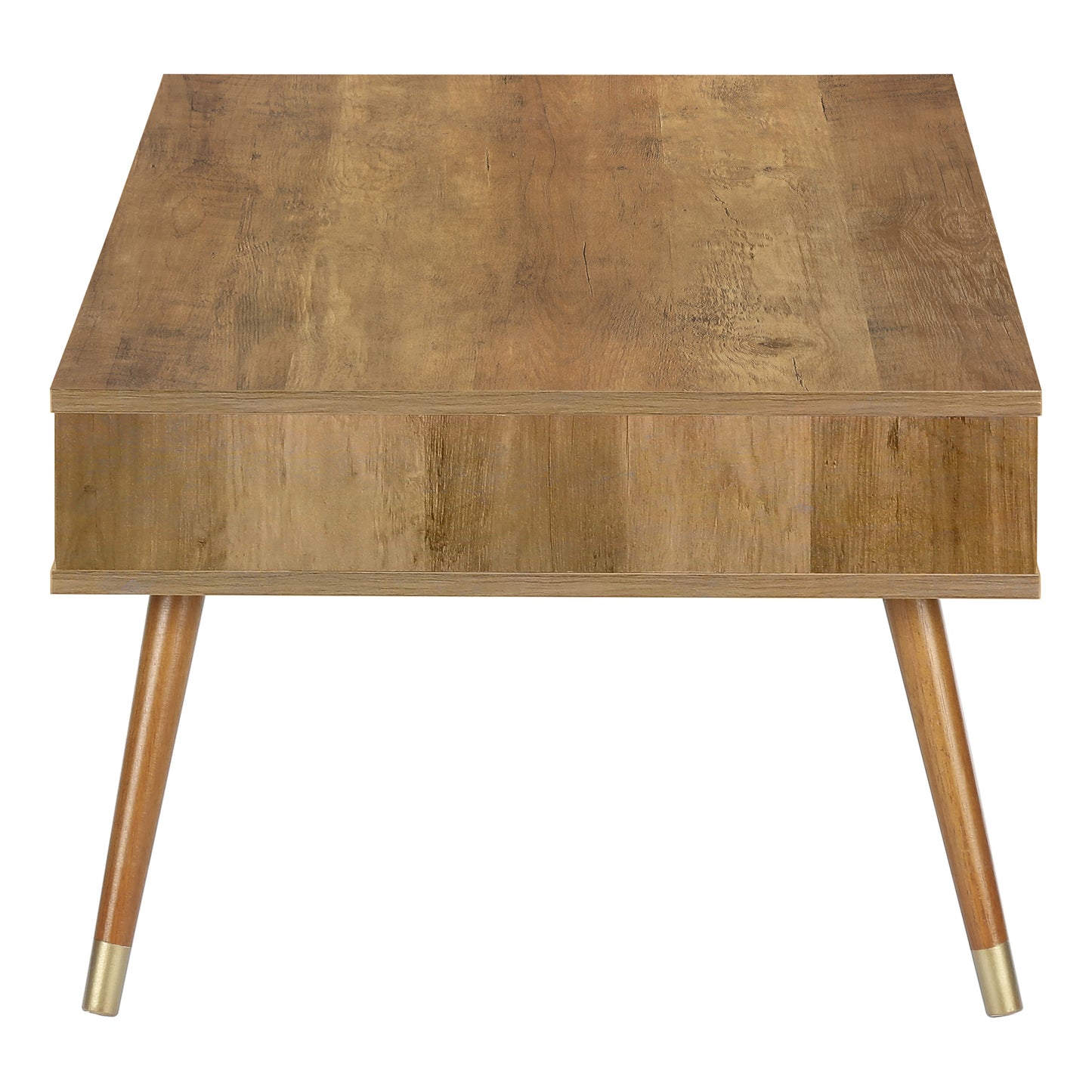 COFFEE TABLE - WALNUT MID-CENTURY WITH A DRAWER