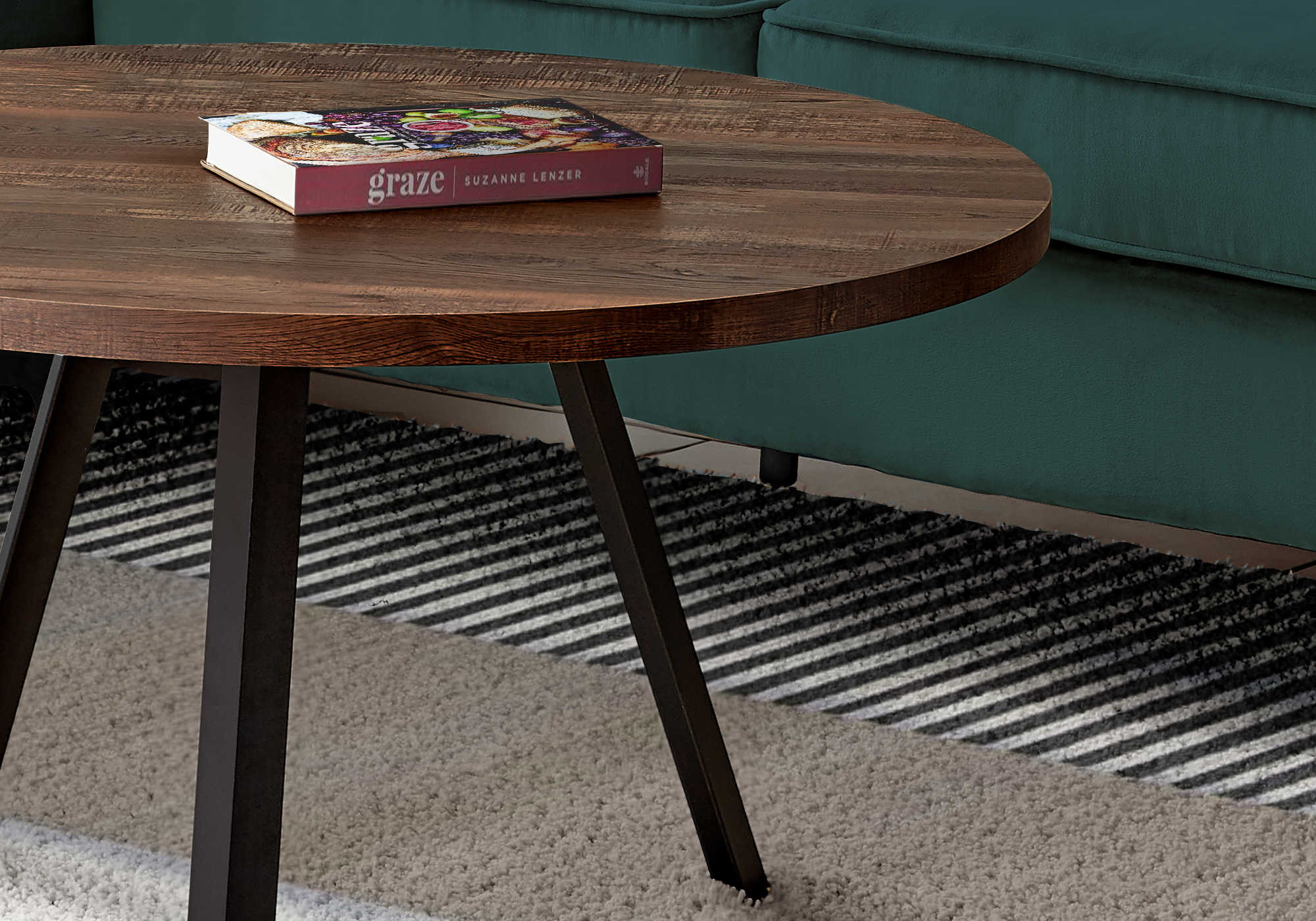 BROWN RECLAIMED WOOD COFFEE TABLE 
