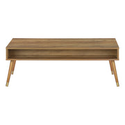 COFFEE TABLE - WALNUT MID-CENTURY WITH A DRAWER