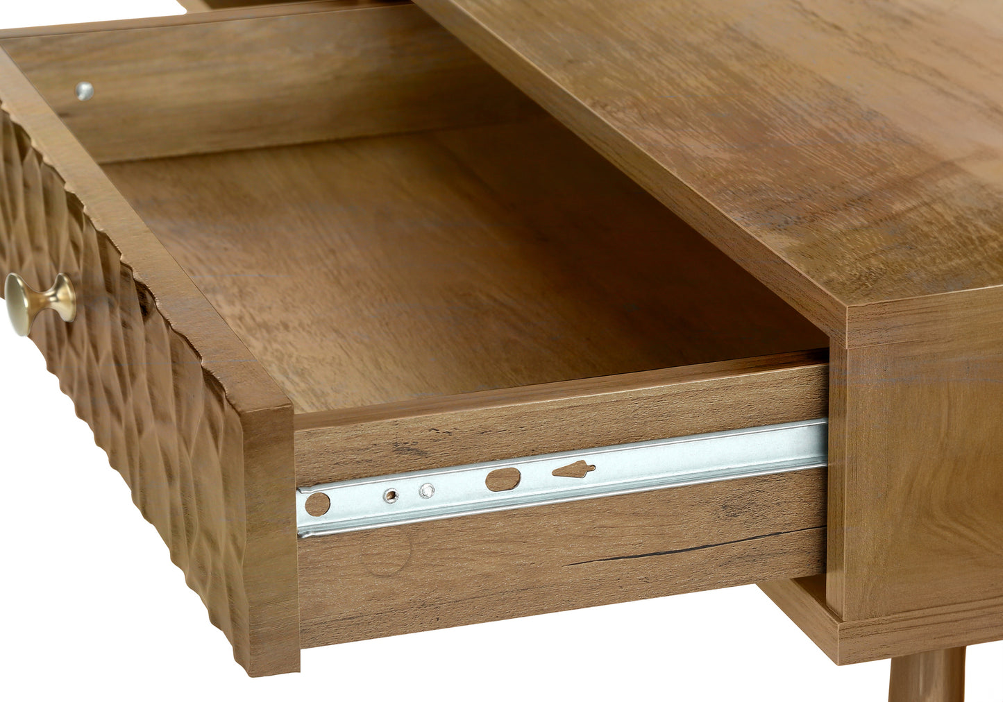 COFFEE TABLE - WALNUT MID-CENTURY WITH A DRAWER