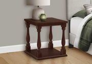 TABLE D'APPOINT - 25"H / TABLE D'APPOINT EN PLACAGE ESPRESSO 