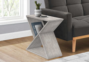 ACCENT TABLE - 24"H / DARK GREEN VENEER END TABLE