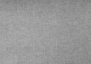 LIT - QUEEN SIZE / LIN GRIS AVEC BORDURE CHROMÉE