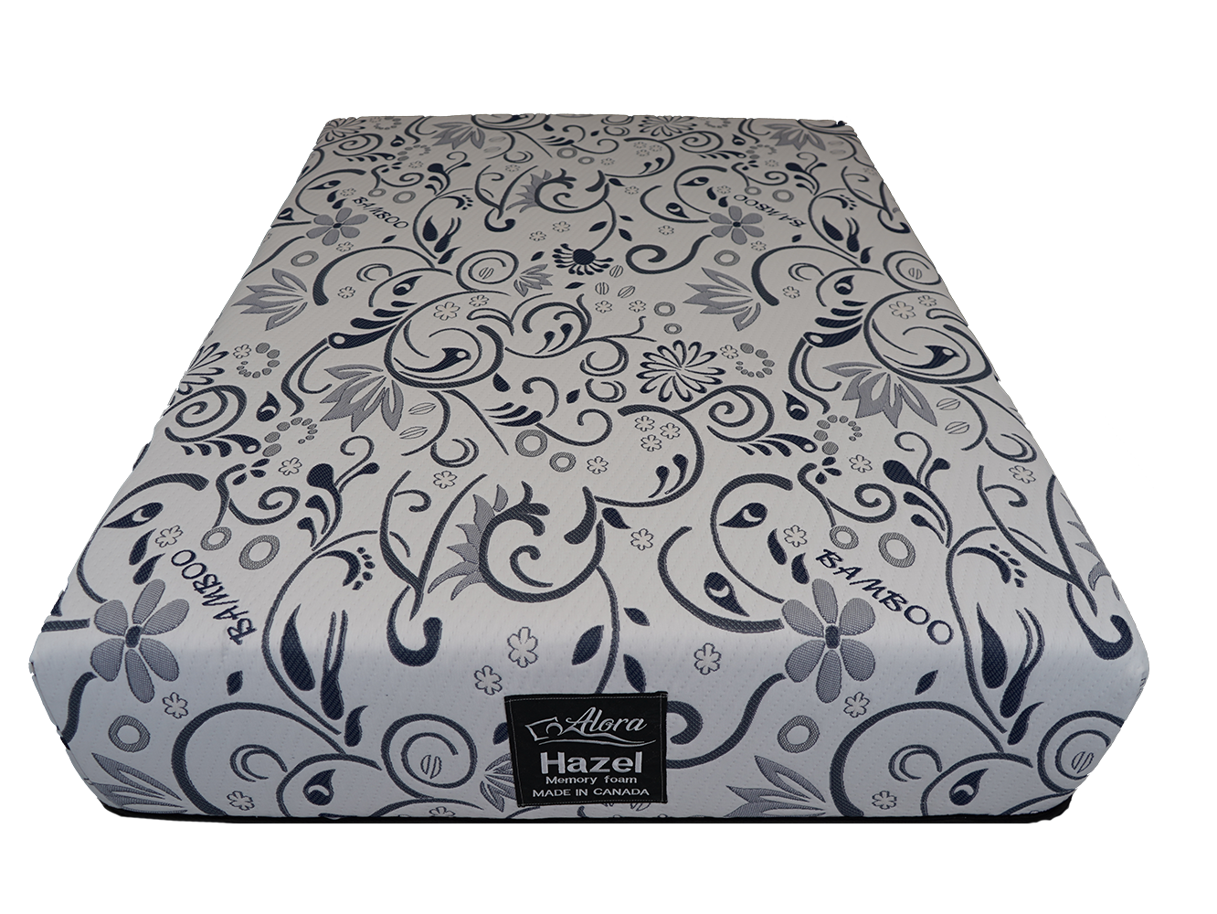 Hazel Mattress top view showing medium firm feel and breathable cover