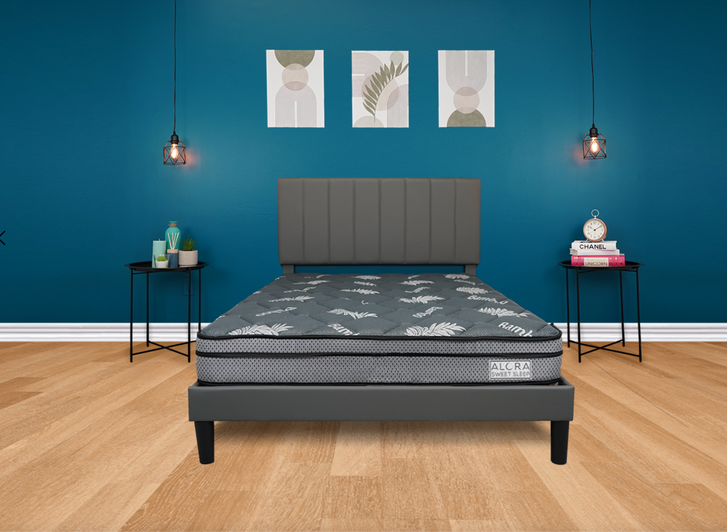 Reversible pillowtop foam mattress with plush top and supportive core

